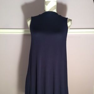 Navy Blue Mini Dress